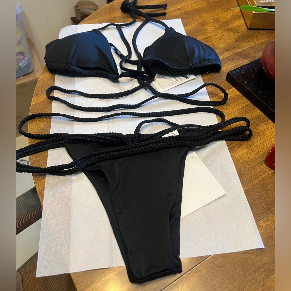 Callie Lives Black 2pc bikini
